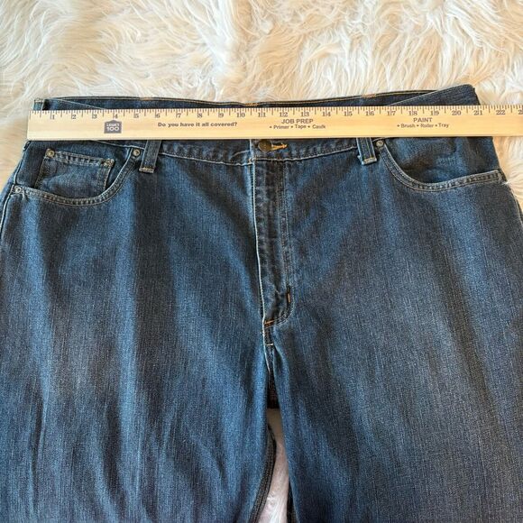 Carhartt Holter Jeans Men's 42X30 Blue Denim Relaxed Fit Straight Work Pants EUC - Picture 5 of 7